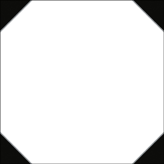 CARRELAGE HEXAGONE BLANC CABOCHON NOIR (CARTON DE 1M²)         REF:GRC2525MIX16